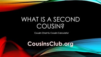 What is a second cousin