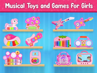 Pink Princess Musical Band - Music Games for Girls