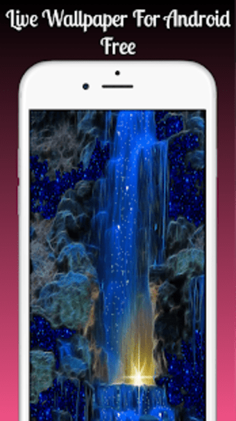 Magic Blue Fall Live Wallpaper Magic waterfall