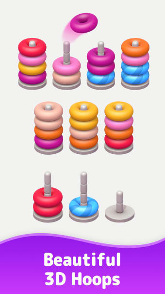 Color Sort 3D  Hoop Puzzle