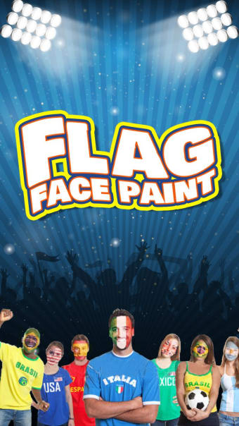 Flag Face Paint  Sport Photo Editor