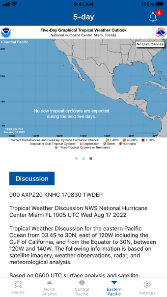 NOAA Center Hurricane
