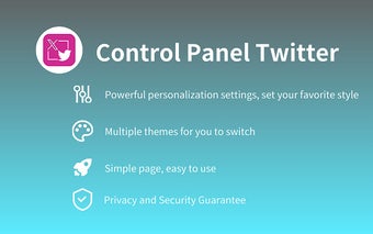 Twitter UI - Control Panel For Twitter