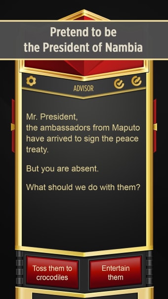 Mr. President: Text Adventure