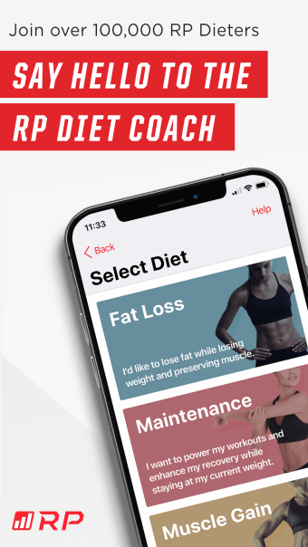RP Diet Coach  Meal Planner