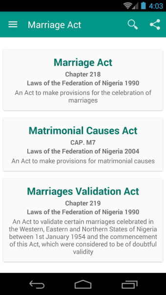 Marriage & Matrimonial Acts