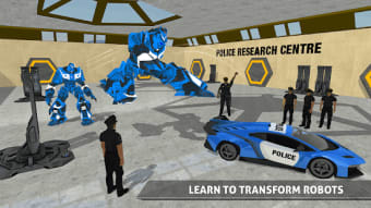 US Police Robot Car Game  Police Plane Transport