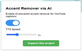 Accent Remover via AI