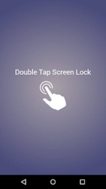 Double Tap Screen Lock