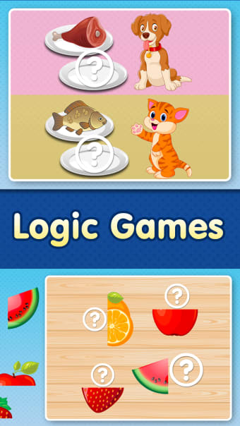 Kids Logic Games: Toddlers baby boys learning Free