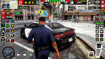 Cop Car Simulator Game 2024