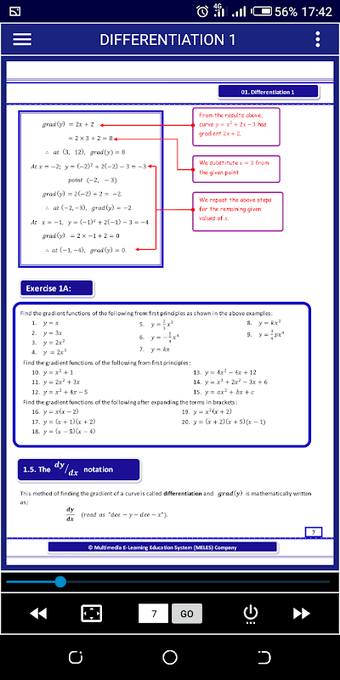 A-Level Pure Math Differentiation 1 FREE