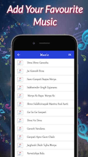 Ganesh Video Maker with Music