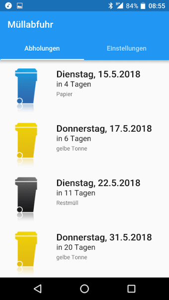Müllabfuhr - Kalender für Abfall und Entsorgung