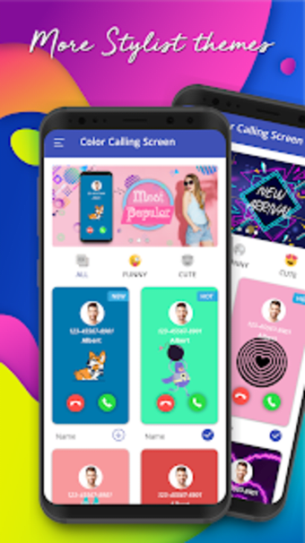 Color Call - Color Phone Flash  Call Screen Theme