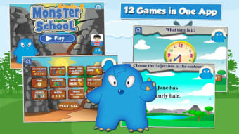 Monster Kid 2nd Grade Games