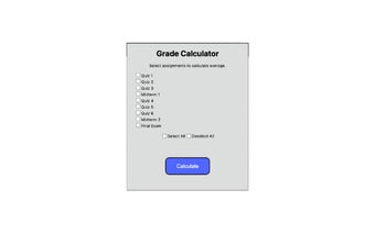 Gradescope Grade Calculator