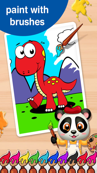 Baby Panda Paintbox - Coloring Games for Kids