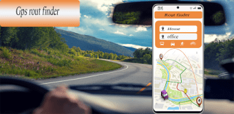 GPS Route Finder Live Map Road