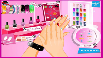 Nail Salon : Painting  Manicure  Polish