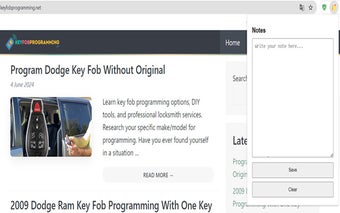 Key Fob Programming