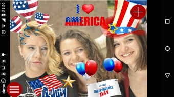 4th July photo stickers