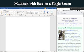 Sideview Plus: Multitask w/o Second Monitor