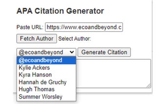 APA Citation Generator