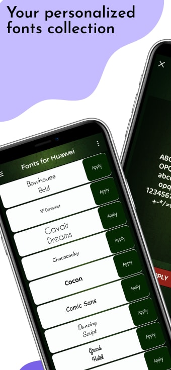 Fonts for Huawei and Emui