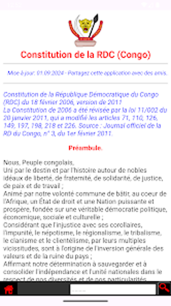 Constitution de la RDC Congo