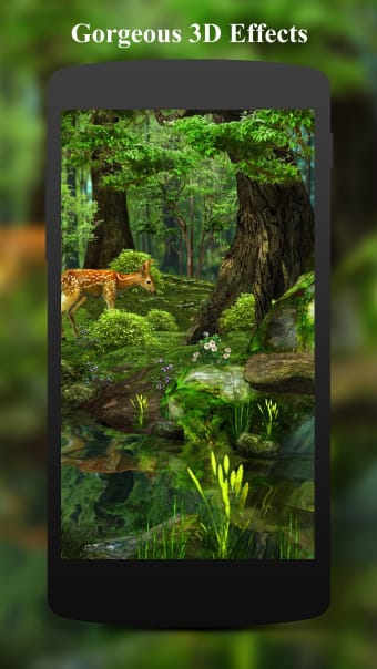 3D Deer-Nature Live Wallpaper
