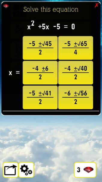 Math training - Equations - Fr