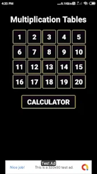 Simple Multiplication Tables