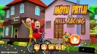Motu Patlu Cartoon Hills Biking Game