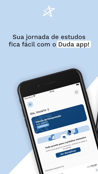 Duda: aplicativo do estudante