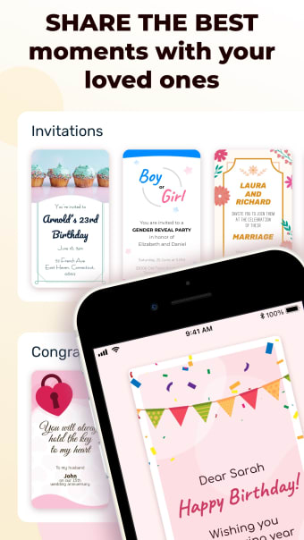 Digital Card: Invitation Maker