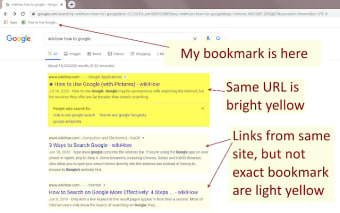 Bookmarks in Google