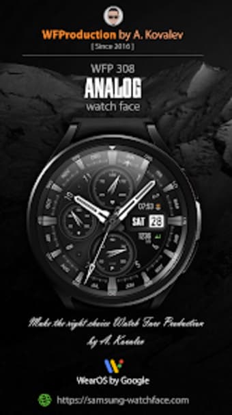 WFP 308 Analog watch face