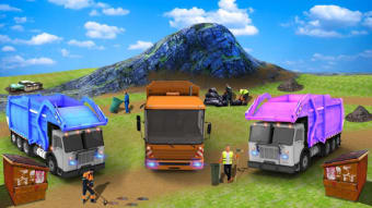 City Flying Garbage Truck driving simulator Game