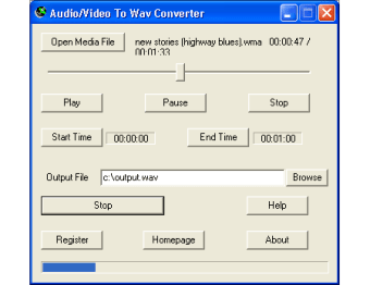 Audio/Video To Wav Converter