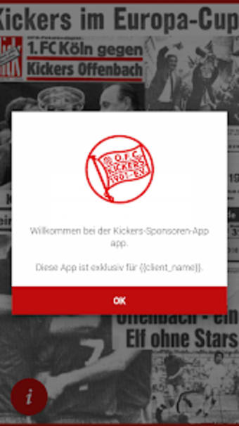 Kickers-Sponsoren-App