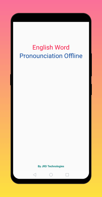 English Word Pronounciation Of
