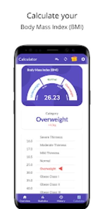 BMI Calculator with Weight Tra