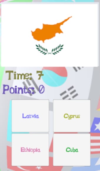 Countries flags quiz