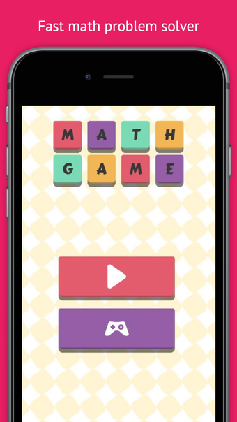 Math Game - Fast math problem solver