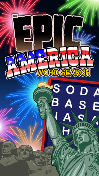 Epic America Word Search - giant USA wordsearch