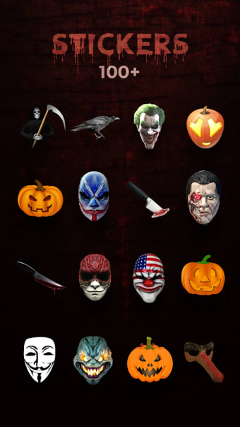 Anonymous Mask & Horror Photo Stickers
