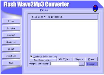Flash Wave2Mp3 Converter
