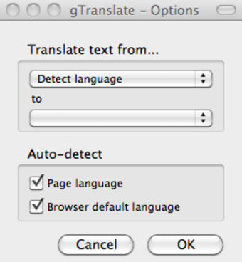 gTranslate Extension