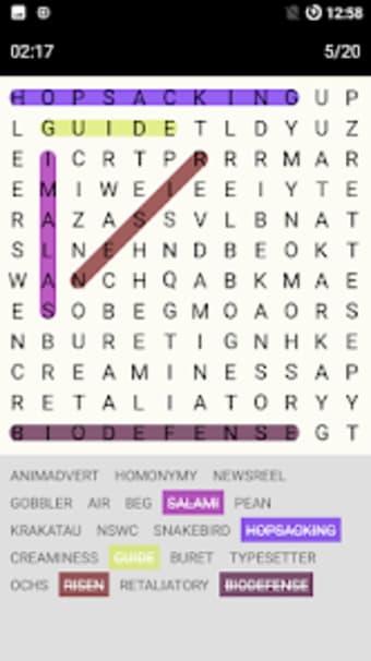Word Search Game